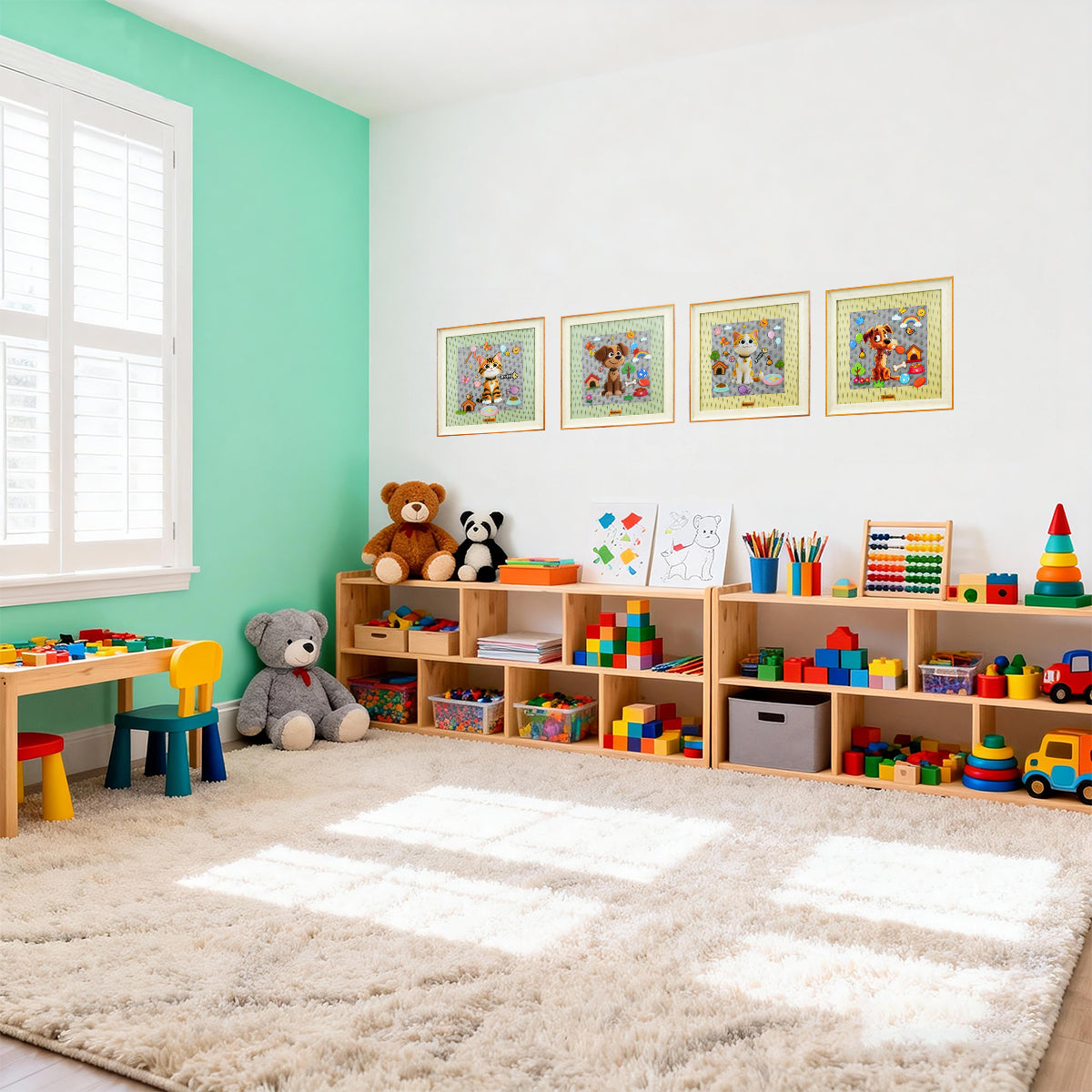 3D Frame & Sticker Set – Interactive 3D Art Kit for Kids