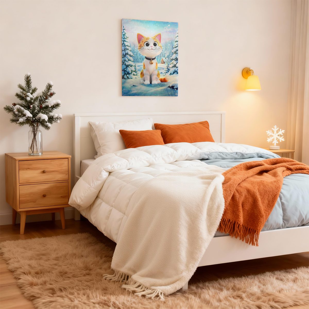 Transformative 3D Lenticular Poster | 4-Phase Dynamic Art | Interactive Visual Experience